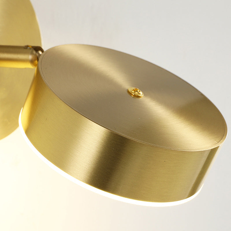 Illuminazione da parete per pareti cilindri in stile minimalista Illuminazione a parete da letto in metallo