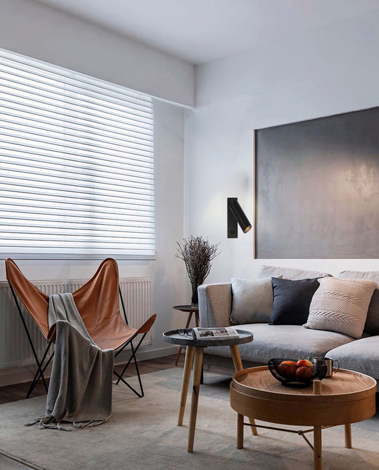 New Modern Aluminum 1-Light Wall Mount Lamp Adjustable Wall Sconce for Bedroom