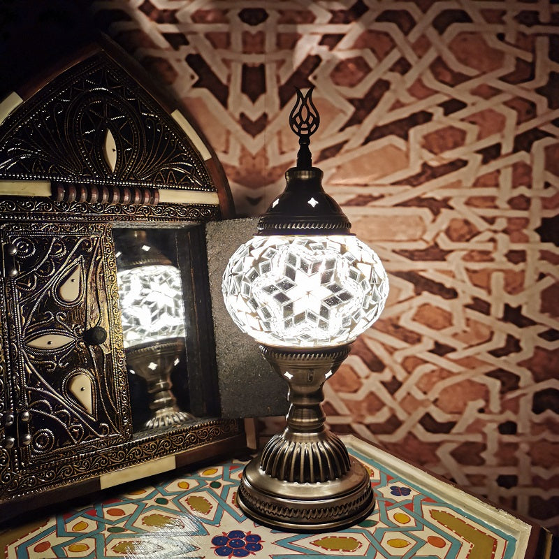 Mosaïque Verre Sphérique Sphérique LAMPE TURC STYLE TURKISH 1 LIGHT LET