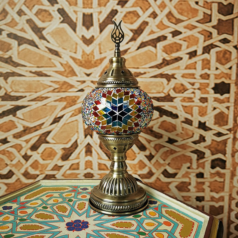 Mosaïque Verre Sphérique Sphérique LAMPE TURC STYLE TURKISH 1 LIGHT LET