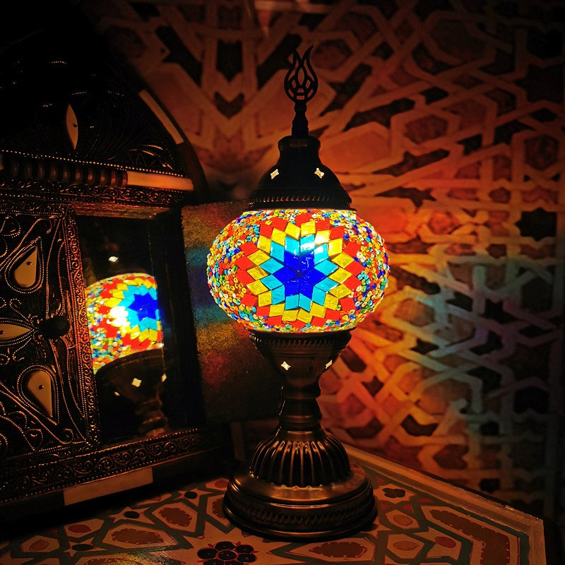 Mosaïque Verre Sphérique Sphérique LAMPE TURC STYLE TURKISH 1 LIGHT LET