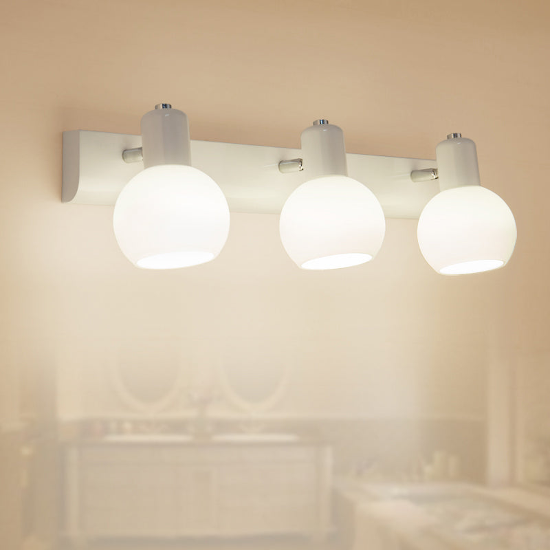 Sfere per il bagno di lampada con applique da bagno in stile minimalista illuminazione da parete