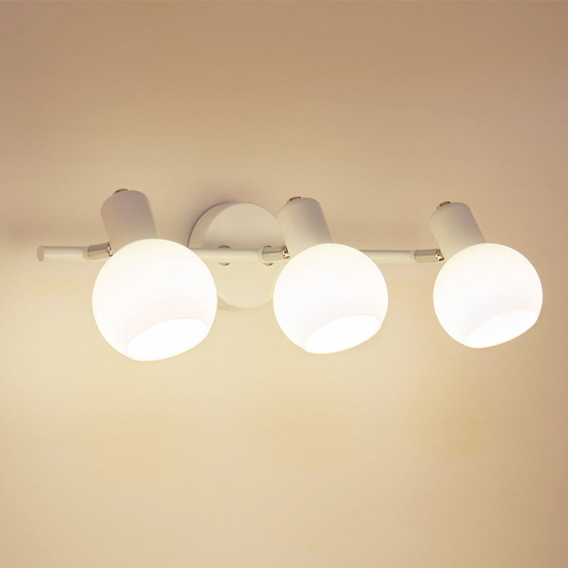 Sfere per il bagno di lampada con applique da bagno in stile minimalista illuminazione da parete