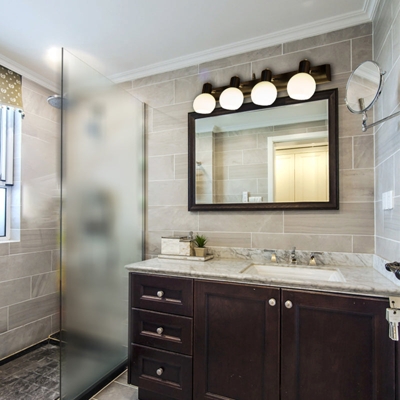 Sfere per il bagno di lampada con applique da bagno in stile minimalista illuminazione da parete