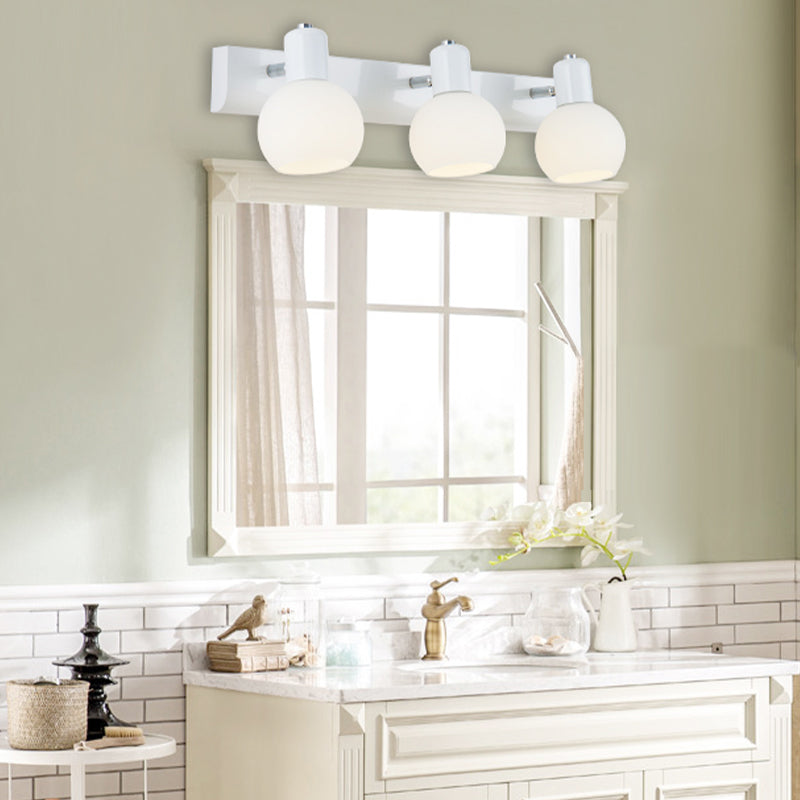 Sfere per il bagno di lampada con applique da bagno in stile minimalista illuminazione da parete