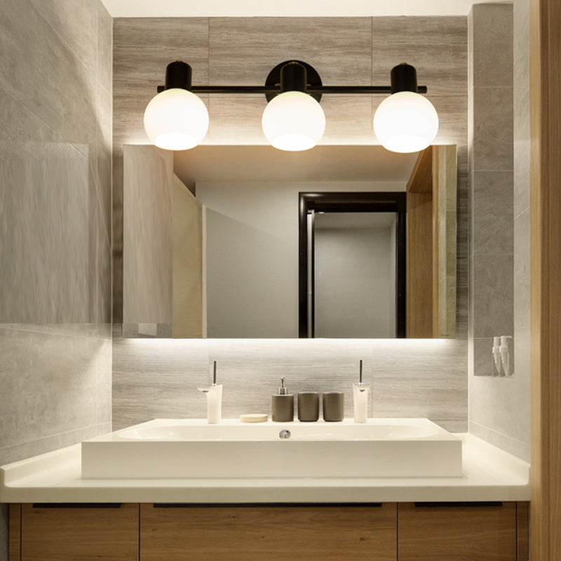 Sfere per il bagno di lampada con applique da bagno in stile minimalista illuminazione da parete