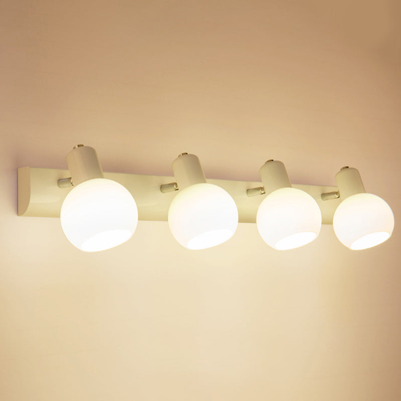 Éclairage mural en forme de balle en verre minimaliste luminaire mural en verre mural