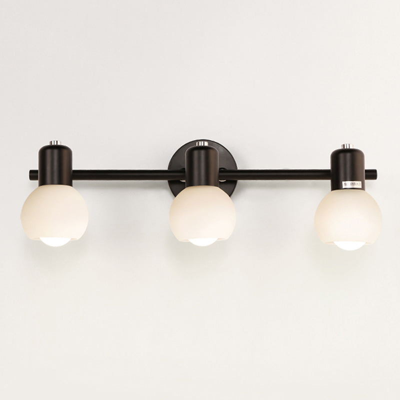 Éclairage mural en forme de balle en verre minimaliste luminaire mural en verre mural