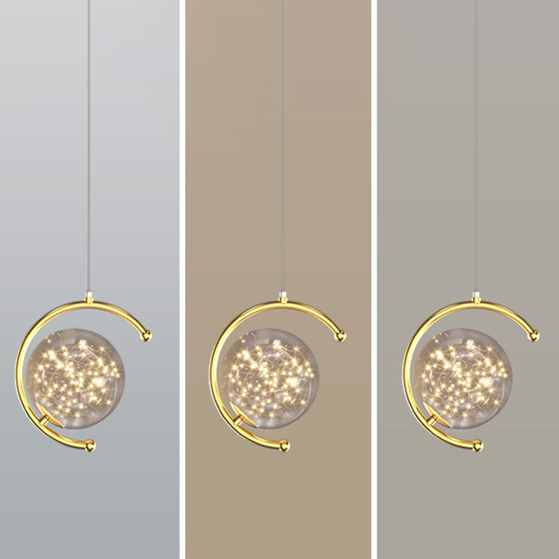 Kogellichtophanging hanger moderne eenvoudige glashanglampen voor restaurant