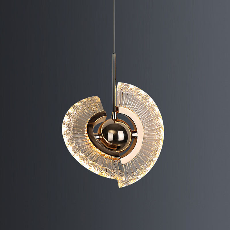 1 Light Plate Hanging Ceiling Light Modern Acrylic Ceiling Light with Hanging Cord for Bedside