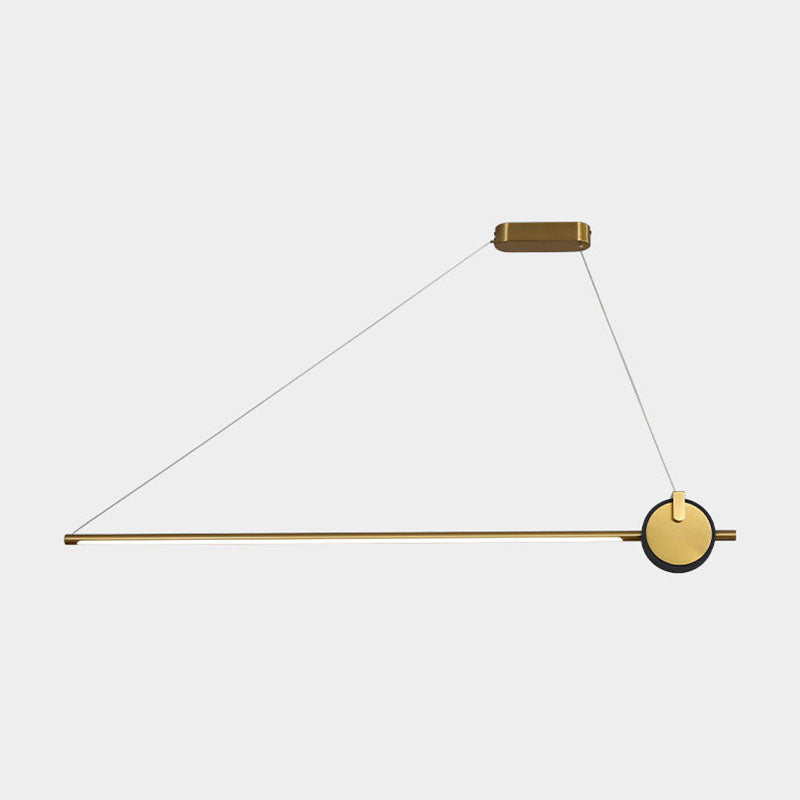 Linear Isola Lighting Acrilic Contemporary Simplicity Fishings a sospensione per il ristorante