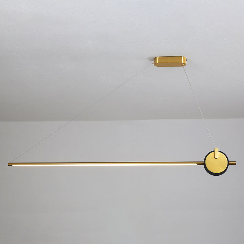 Linear Isola Lighting Acrilic Contemporary Simplicity Fishings a sospensione per il ristorante