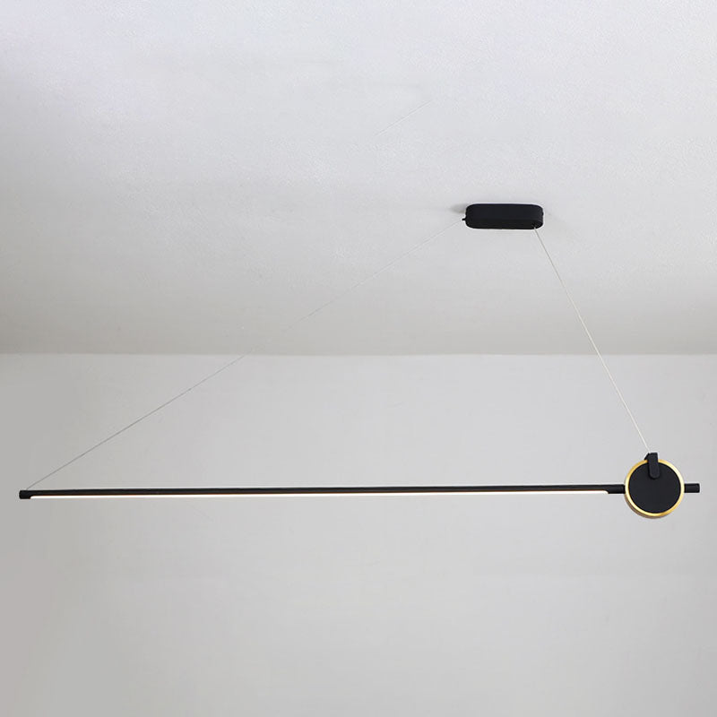 Linear Isola Lighting Acrilic Contemporary Simplicity Fishings a sospensione per il ristorante