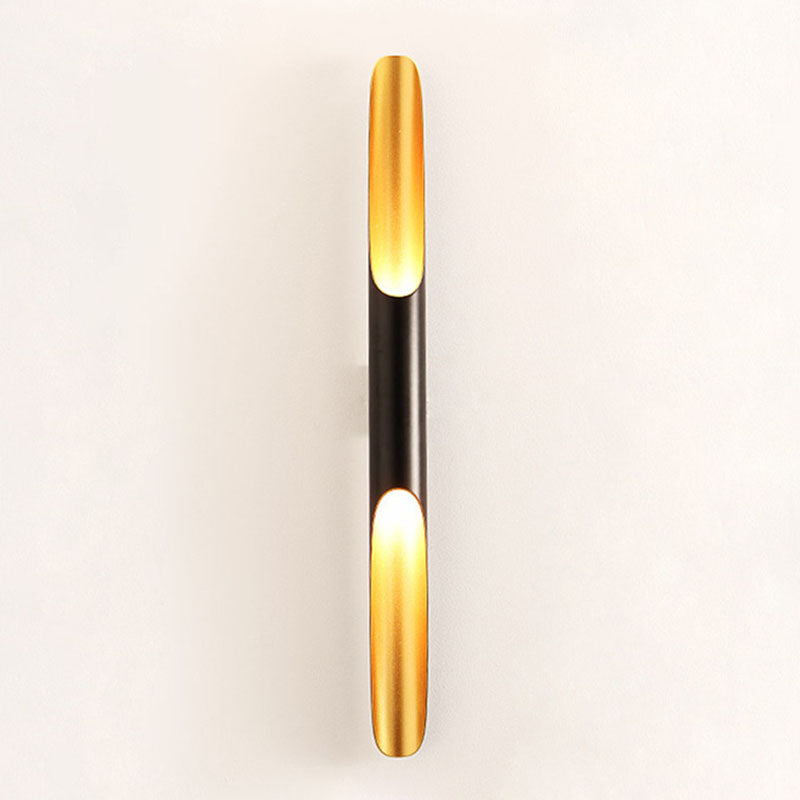 Moderne einfache lineare Wandmontage 1-Licht-Aluminiumwandlampe für Wohnzimmer