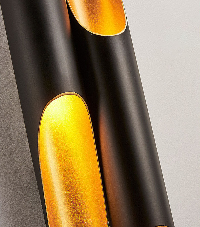 Moderne einfache lineare Wandmontage 1-Licht-Aluminiumwandlampe für Wohnzimmer