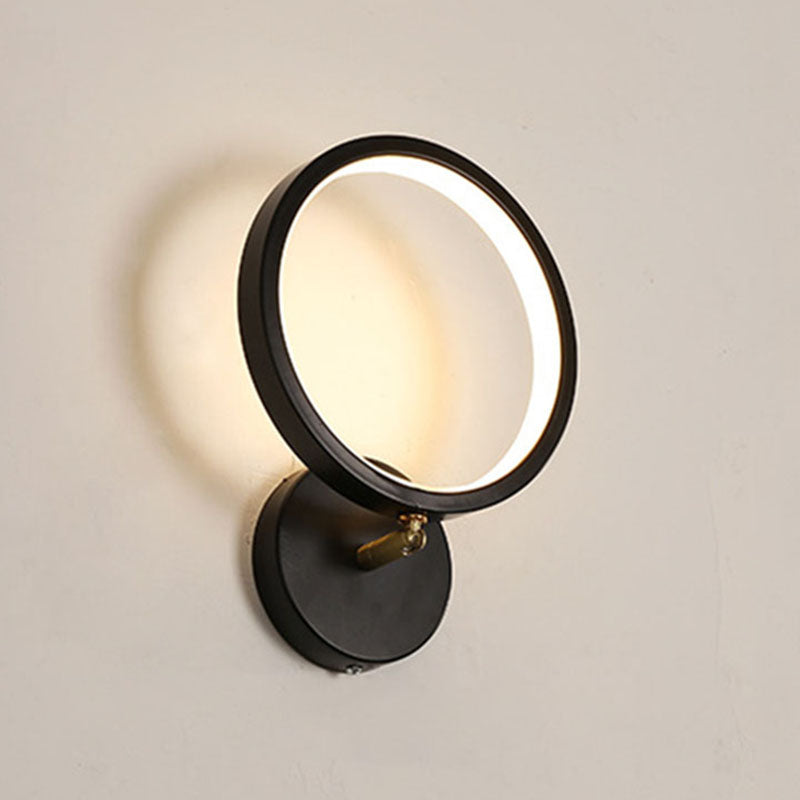 Geometrical Wall Mounted Lighting Modern Style Metal LED Wall Light Sconce for Bedroom