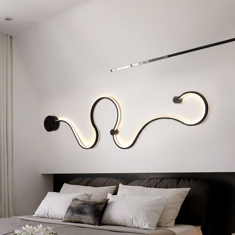 Lampada con scarpa con scarpa con scarpa con foglie contemporanea a monte a parete a parete in metallo