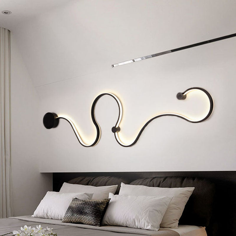 Lampada con scarpa con scarpa con scarpa con foglie contemporanea a monte a parete a parete in metallo