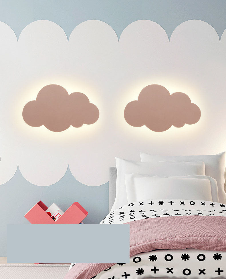 Cloud Metal Wall Plighting Lighting Minimalist Style LED Lighting Ilumining para dormitorio
