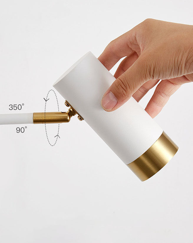 Aluminum Minimalism Wall Light Sconces Swing Arm Wall Mounted Light for Bedroom