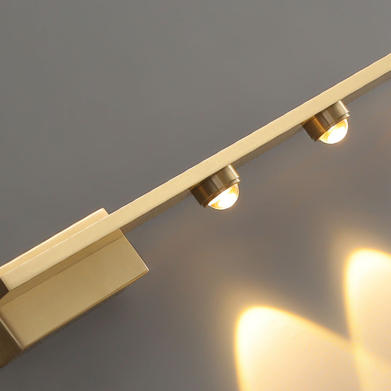 Hedendaagse metalen LED-wand gemonteerd verlichting 1-licht wandonderzoek voor woonkamer