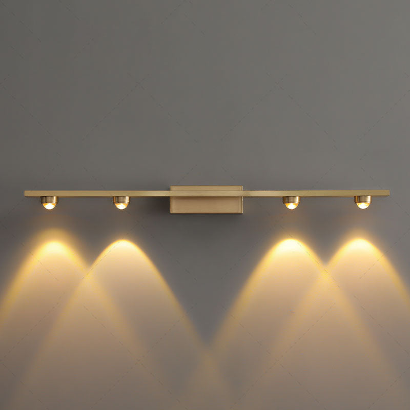 Hedendaagse metalen LED-wand gemonteerd verlichting 1-licht wandonderzoek voor woonkamer