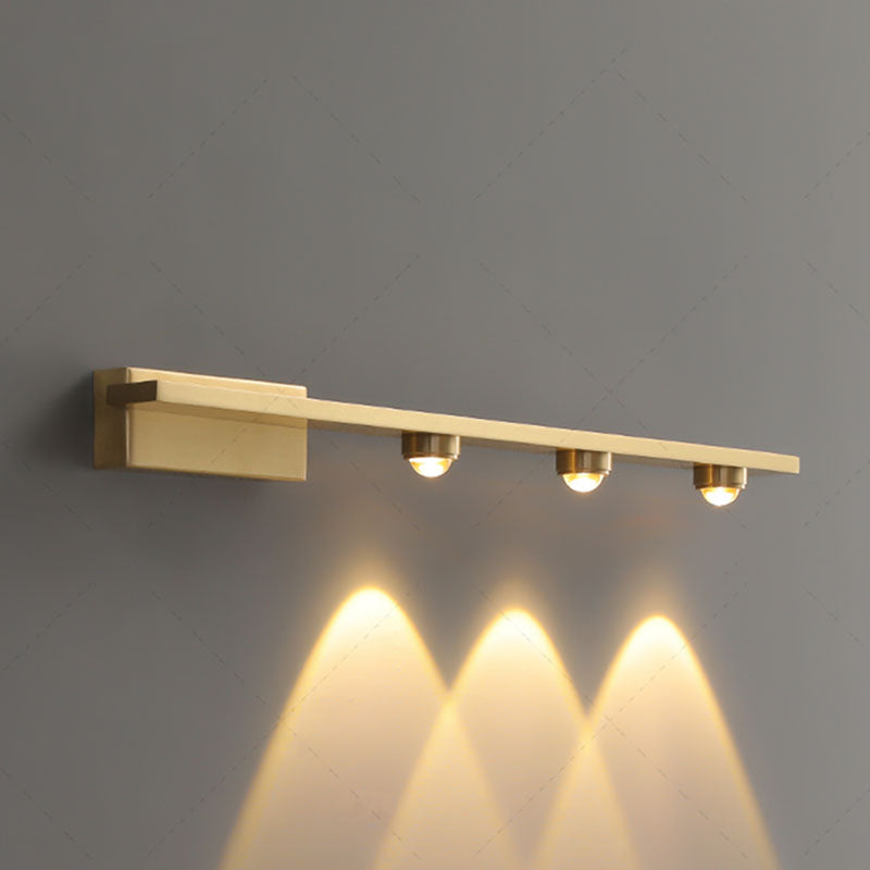 Hedendaagse metalen LED-wand gemonteerd verlichting 1-licht wandonderzoek voor woonkamer