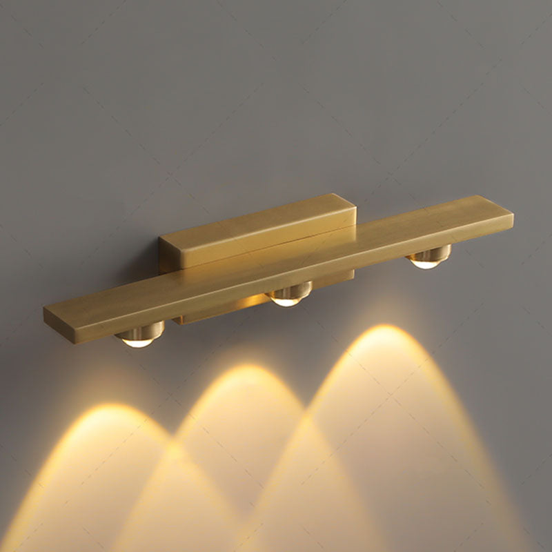 Hedendaagse metalen LED-wand gemonteerd verlichting 1-licht wandonderzoek voor woonkamer