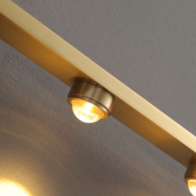 Hedendaagse metalen LED-wand gemonteerd verlichting 1-licht wandonderzoek voor woonkamer