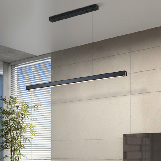 Linear Isola Lighting Acrilic Contemporary Simplicity Fishings a sospensione per il ristorante