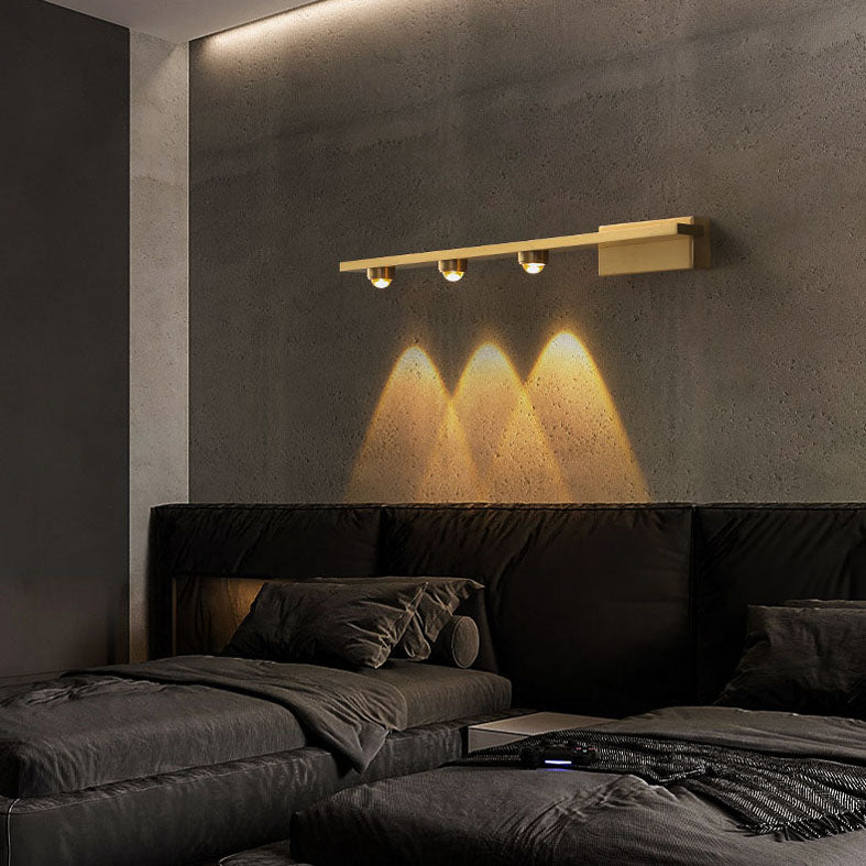 Hedendaagse metalen LED-wand gemonteerd verlichting 1-licht wandonderzoek voor woonkamer