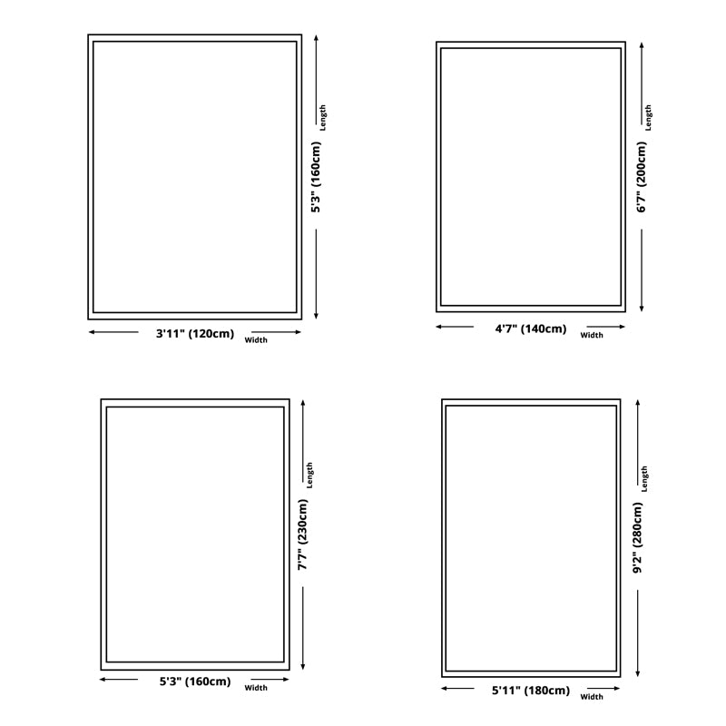 Stylish Area Rug Floral Rose Polyester Non-Slip Backing Carpet Indoor Rug for Living Room Decor