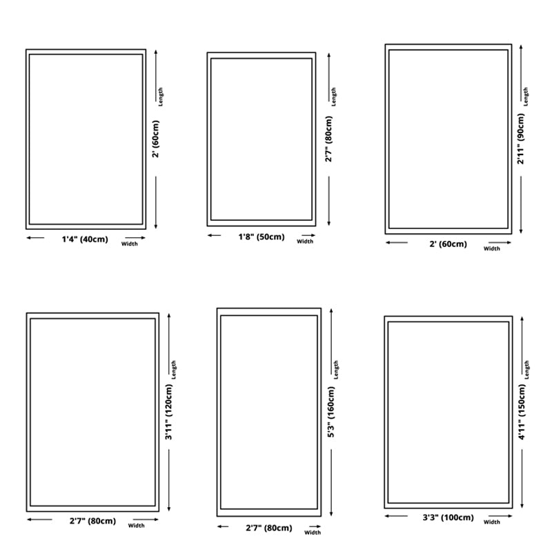 Minimalist Geometric Printed Carpet Non-Slip Backing Area Rug Polyster Rug for Living Room