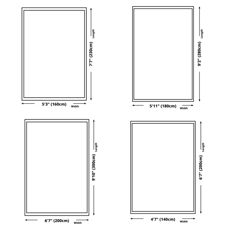 Minimalistischer Innenteppich Geometriemuster Polyester Färbung Widerender Fläche Teppich für Wohnzimmer
