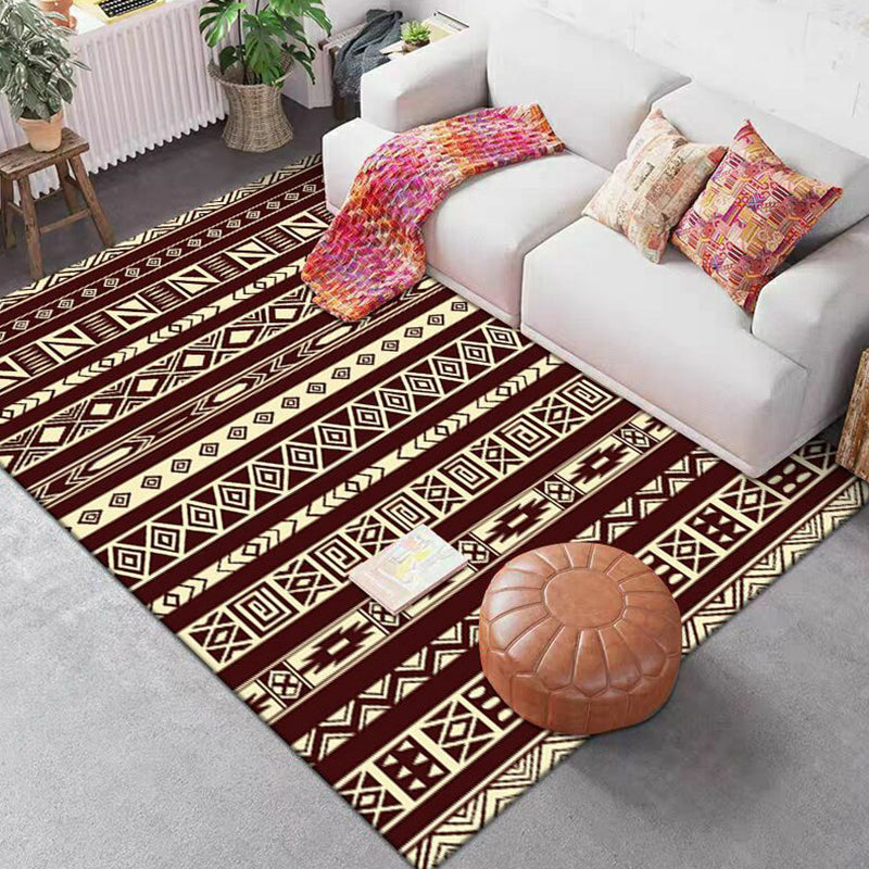 Kleur gemengd woningdecoratie tapijt boho-chic speerpunt tapijtpolyester met niet-slip achterste tapijt