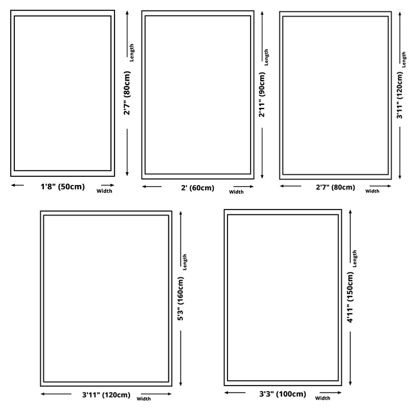 Multicolored Plants Print Rug Contemporary Natural Carpet Friendly Washable Carpet for Living Room