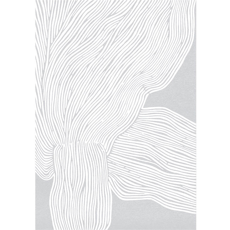 Apricot Abstract Indoor Carpet Polyester Minimalist Rug Anti-Split for Home Decoration