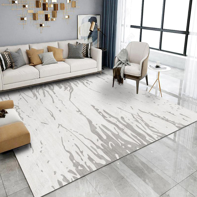 Modern Living Room Area Rug Apricot Polyester Rug Polyester Stain Resistant Area Carpet