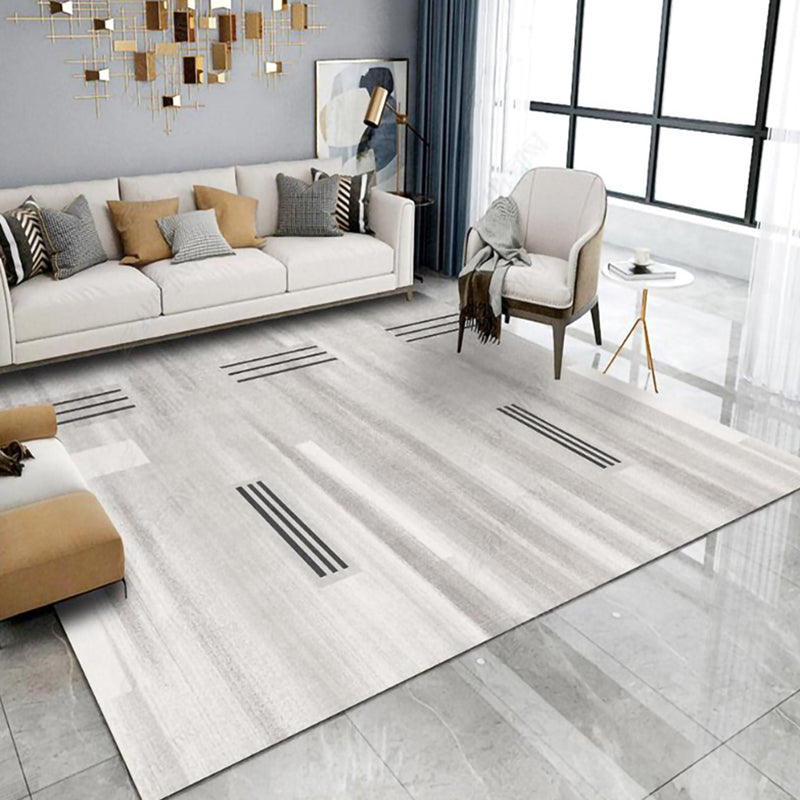 Modern Living Room Area Rug Apricot Polyester Rug Polyester Stain Resistant Area Carpet