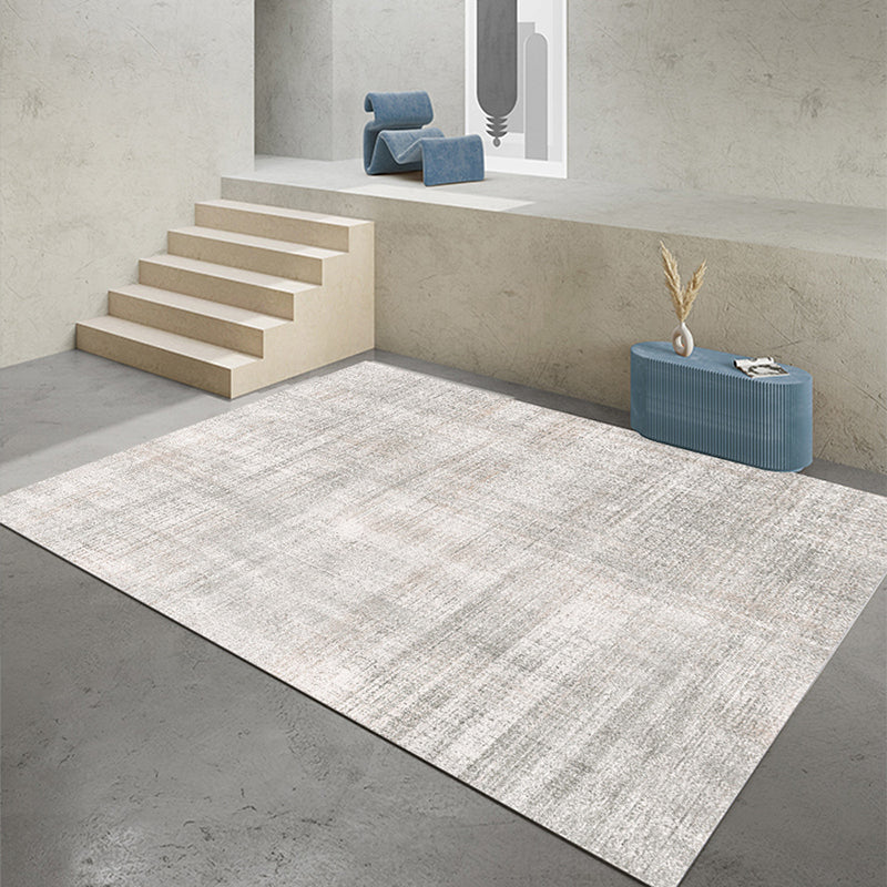 Modern Living Room Area Rug Apricot Polyester Rug Polyester Stain Resistant Area Carpet