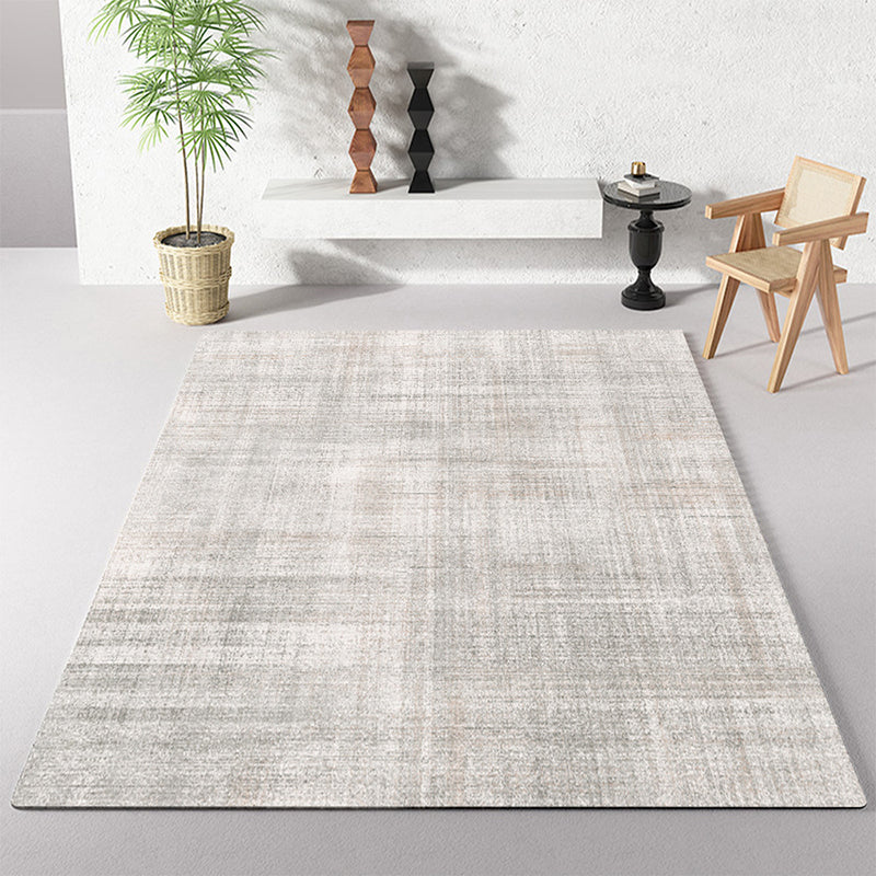 Modern Living Room Area Rug Apricot Polyester Rug Polyester Stain Resistant Area Carpet