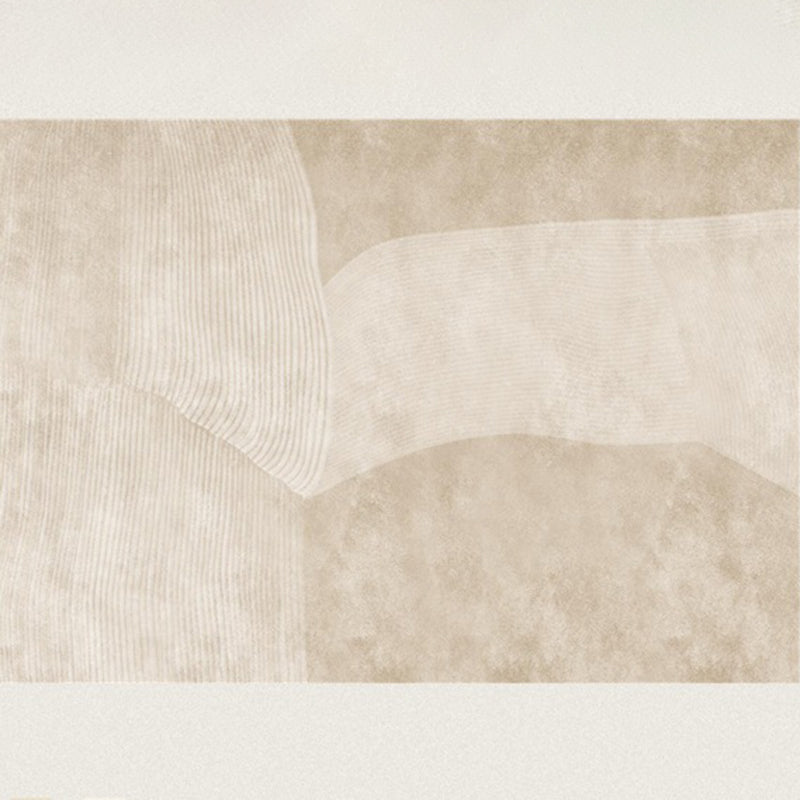 Casual Apricot Carpet Contemporary Washable Rug Indoor Area Rug for Living Room