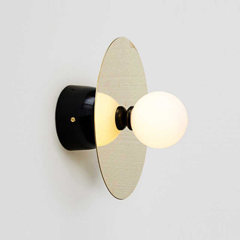 Lampada da parete in vetro modernista in vetro da parete a 1 luce SCONCE LUCE per soggiorno