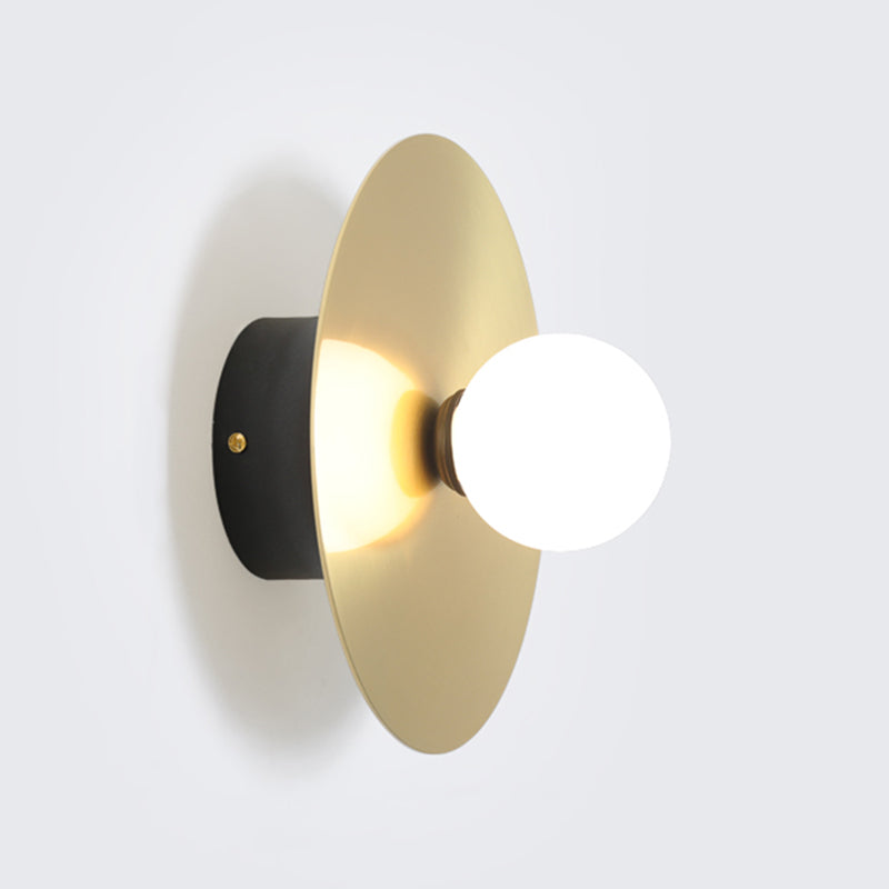 Lampada da parete in vetro modernista in vetro da parete a 1 luce SCONCE LUCE per soggiorno