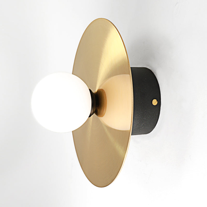 Lampada da parete in vetro modernista in vetro da parete a 1 luce SCONCE LUCE per soggiorno