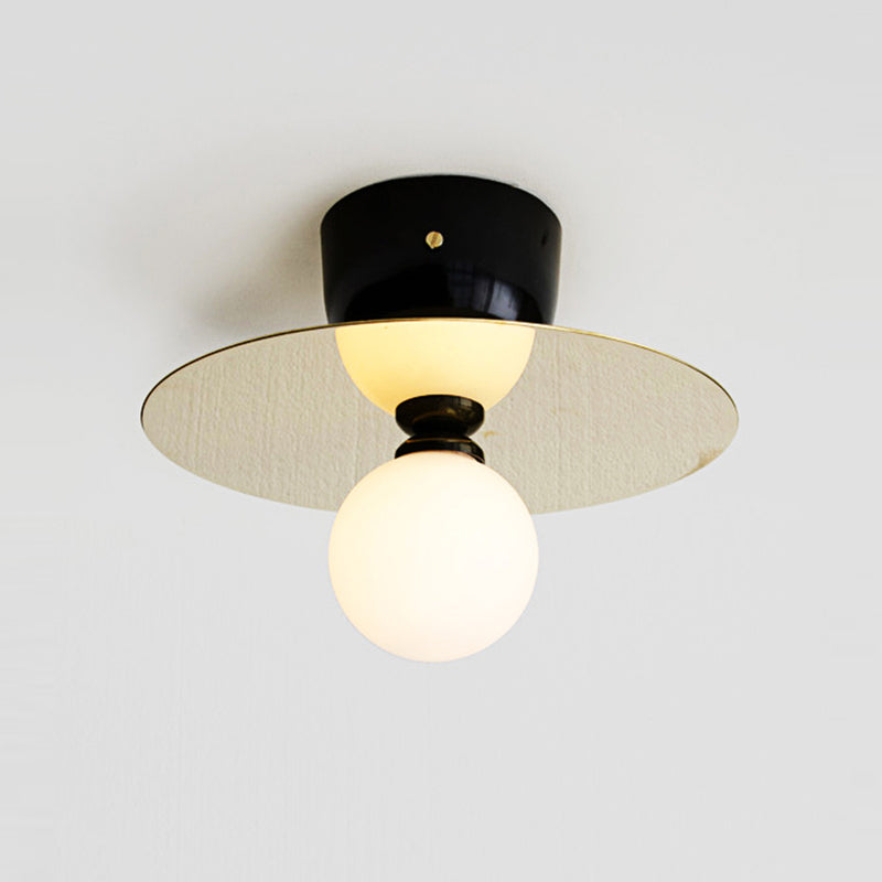 Lampada da parete in vetro modernista in vetro da parete a 1 luce SCONCE LUCE per soggiorno