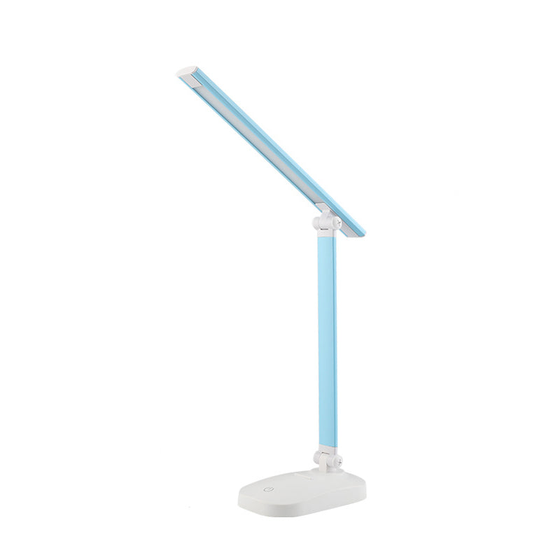 Foldable USB Table Lamp Modern Plastic Kids Bedroom LED Reading Book Light