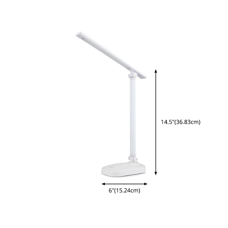 Foldable USB Table Lamp Modern Plastic Kids Bedroom LED Reading Book Light