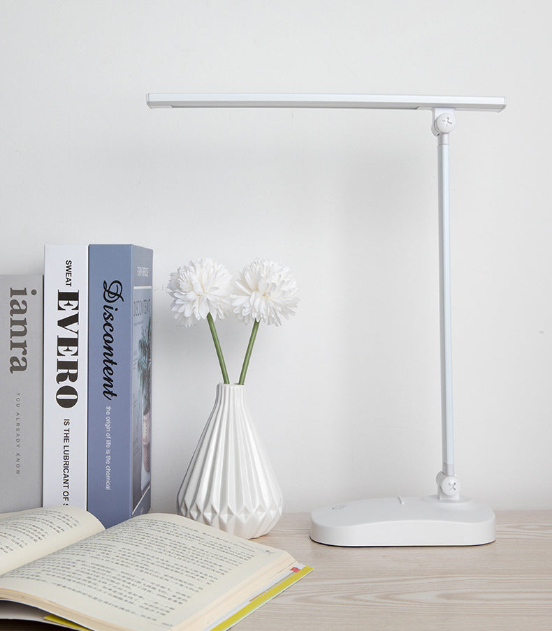 Foldable USB Table Lamp Modern Plastic Kids Bedroom LED Reading Book Light