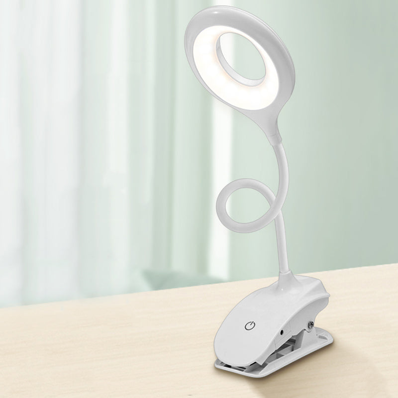 Éclairage de bureau en plastique circulaire LED ÉTUDE BLANC NORC